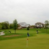 A view of green #6 at 	Muskego Lakes Country Club