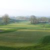 A view of the 9th green at University Ridge Golf Course