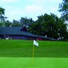 A view of the clubhouse at Moor Downs Golf Course