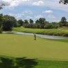 The finishing hole on the Meadow Valleys Course at Blackwolf Run is daunting.