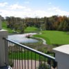 A view from the clubhouse terrace at Green Bay Country Club
