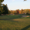 A view from fairway #18 with the green in distance at Cumberland Golf Club