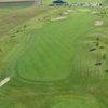 Aerial view of the 14 green at Kestrel Ridge Golf Club