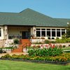 A view of the clubhouse at Evergreen Golf Club